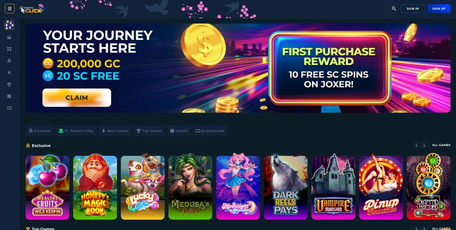 Casino Click Alabama casual games — Keno Plinko Mines and more for Alabama players